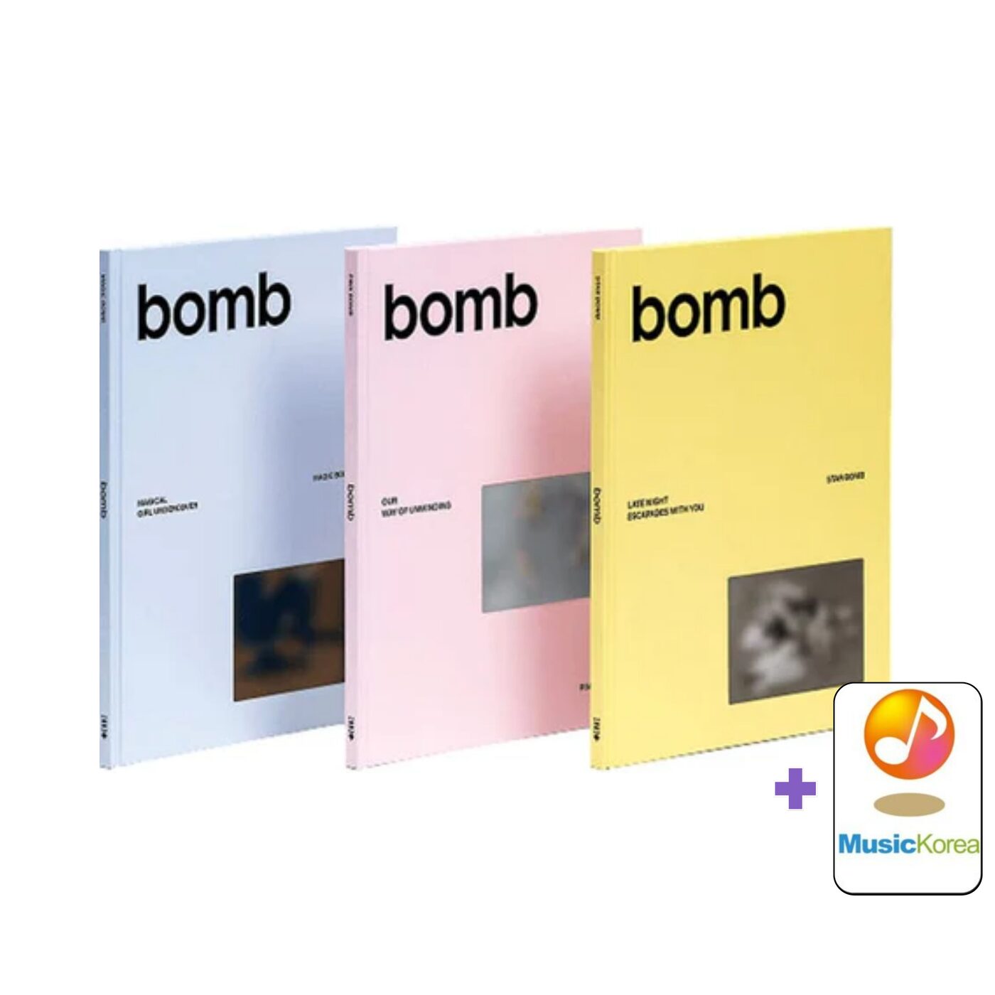 ILLIT - 3rd Mini Album [bomb] (Photobook Ver.) + MusicKorea